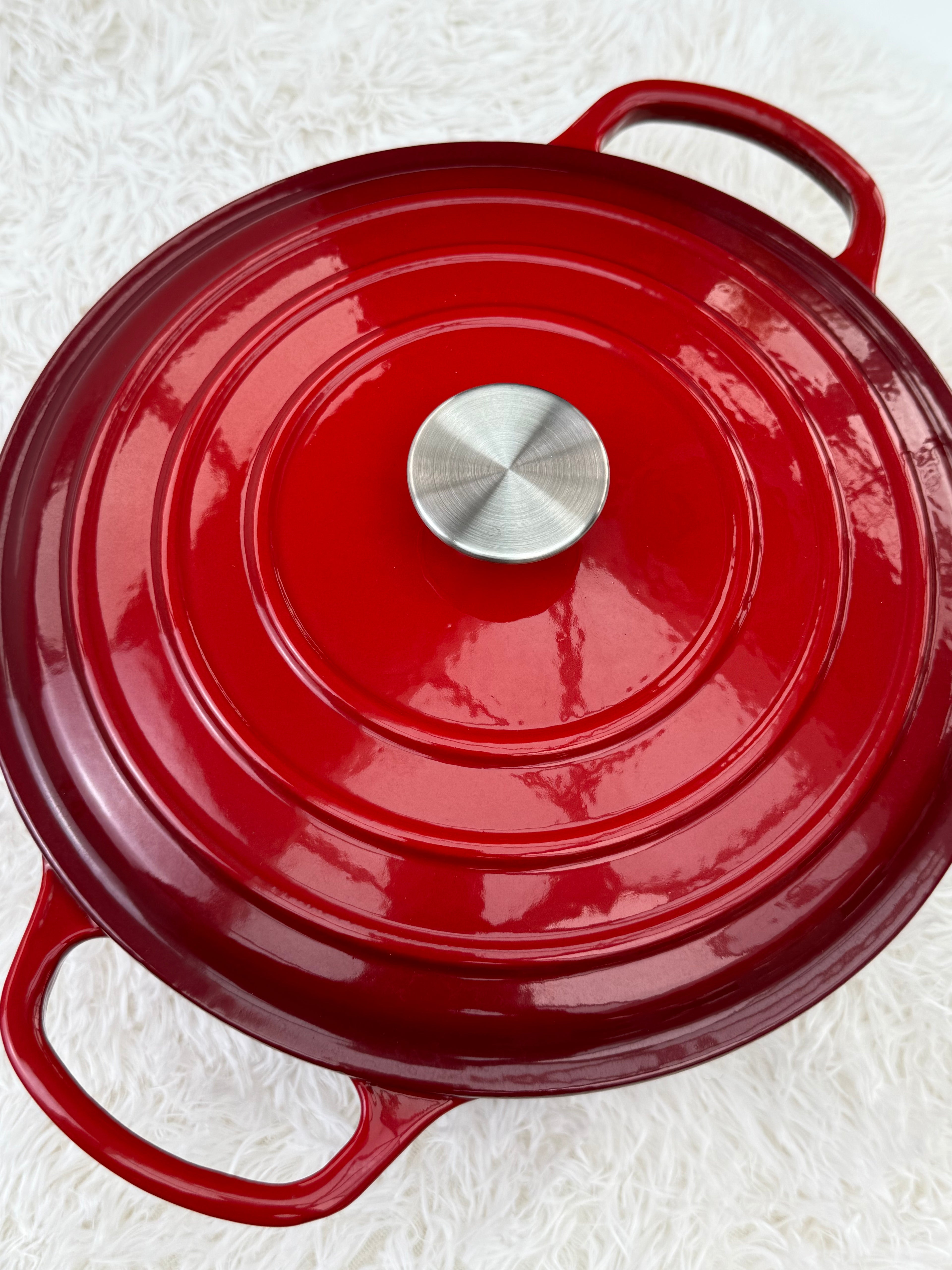 4.5L Original Enamel Cast Iron Dutch Oven Casserole