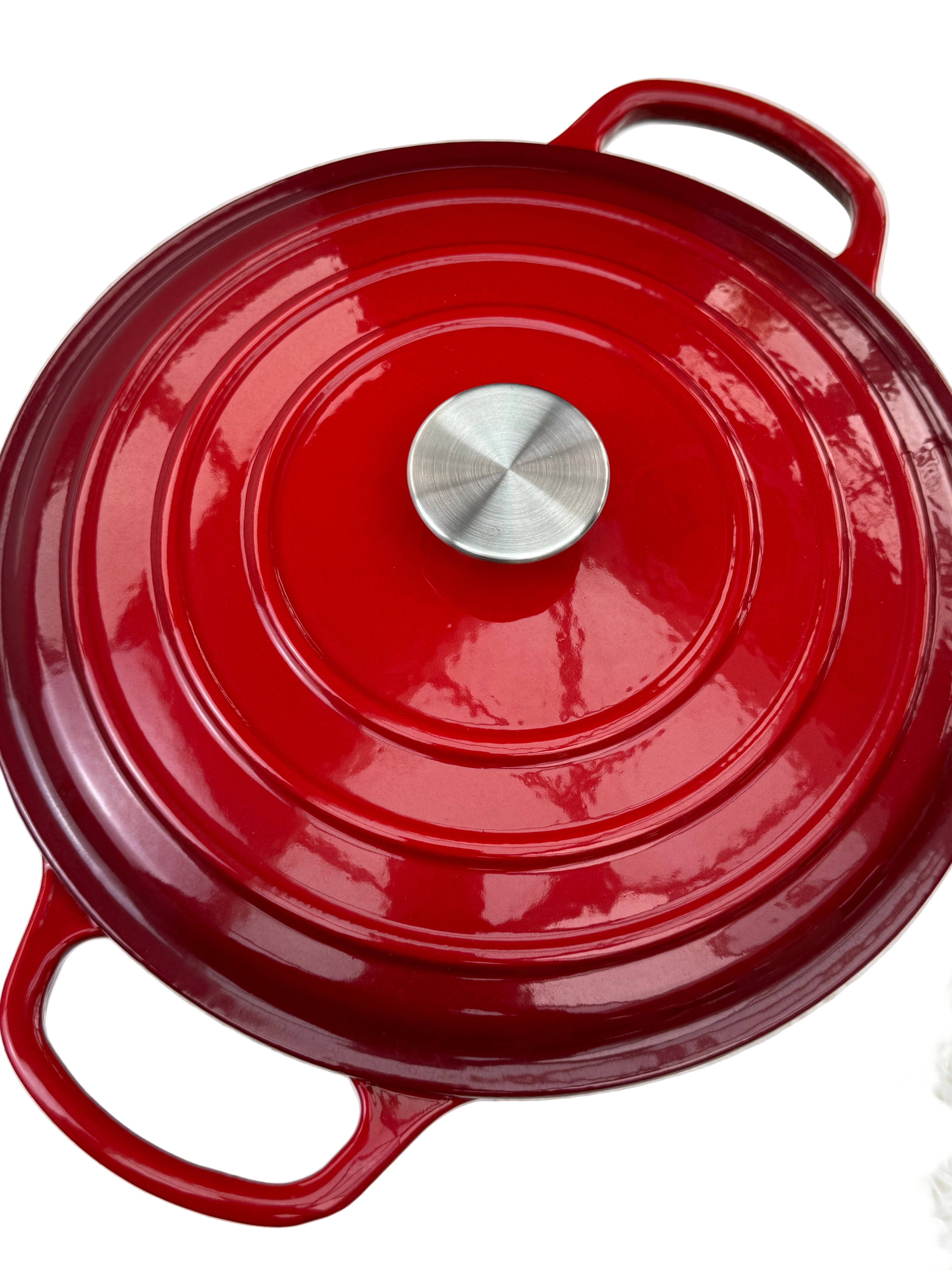 4.5L Original Enamel Cast Iron Dutch Oven Casserole