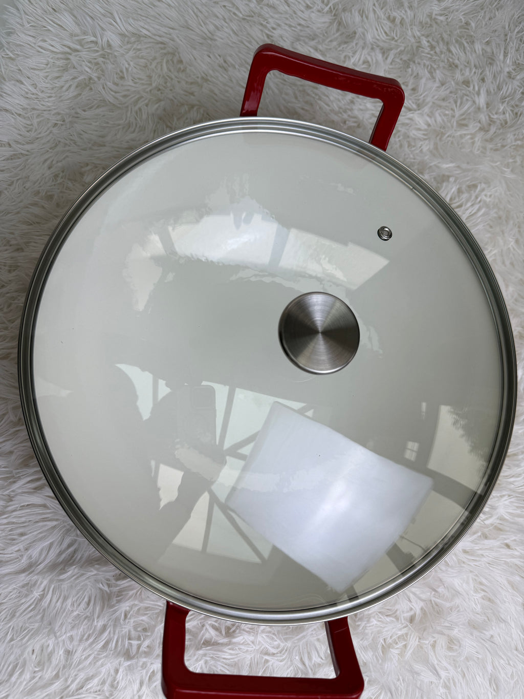 6.5L Emore Enamel Cast Iron Wok Pan – Premium Cookware for Stir-Fries & One-Pot Meals