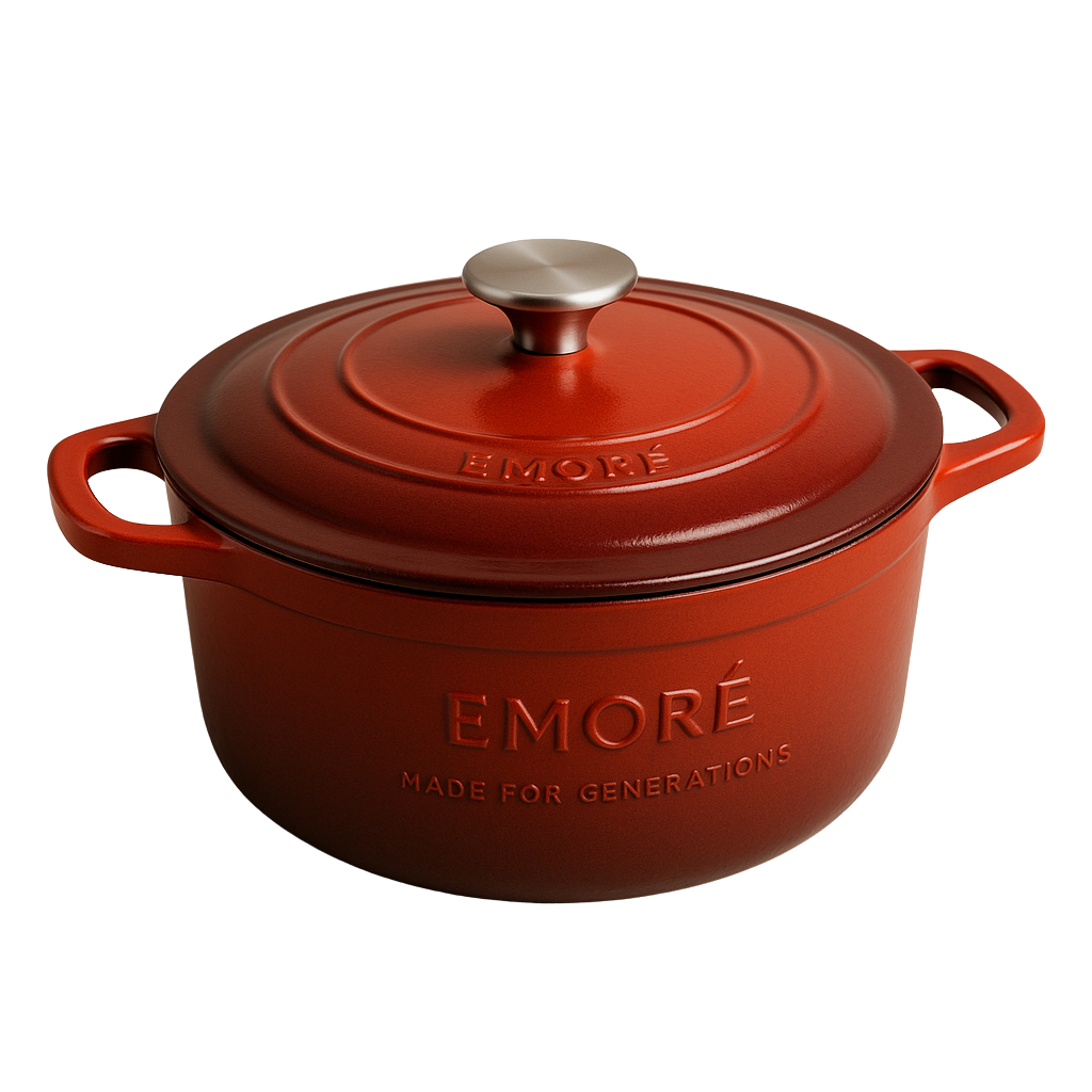 4.5L Original Enamel Cast Iron Dutch Oven Casserole